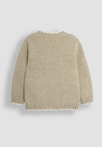 JoJo Maman Bébé FLORAL EMBROIDERED CHUNKY  - REGULAR FIT - Kardiganas - natural