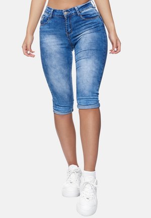 CAPRI - Jeansshort - blau