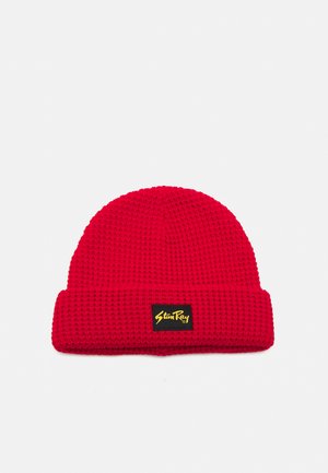 WAFFLE BEANIE UNISEX - Čiapka - red