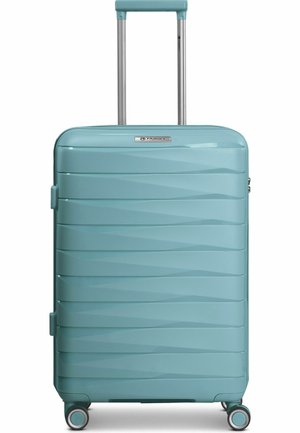 FRANKY, LONDON 4 ROLLEN TROLLEY M 65 CM MIT DEHNFALTE UNISEX - Boardcase - mint green