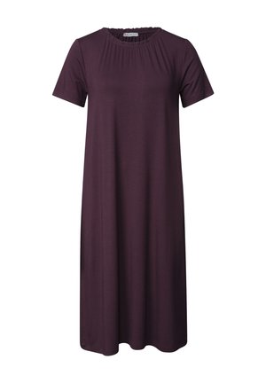 Street One, KNIELANGES JERSEYKLEID MIT RUNDHALS - Robe t-shirt - rustic rouge