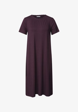 Street One, KNEE-LENGTH JERSEY DRESS WITH CREW NECK - Abito a t-shirt - rustic rouge