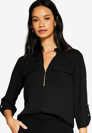 Lipsy ZIP FRONT UTILITY POCKET  - REGULAR FIT - Palaidinė - black