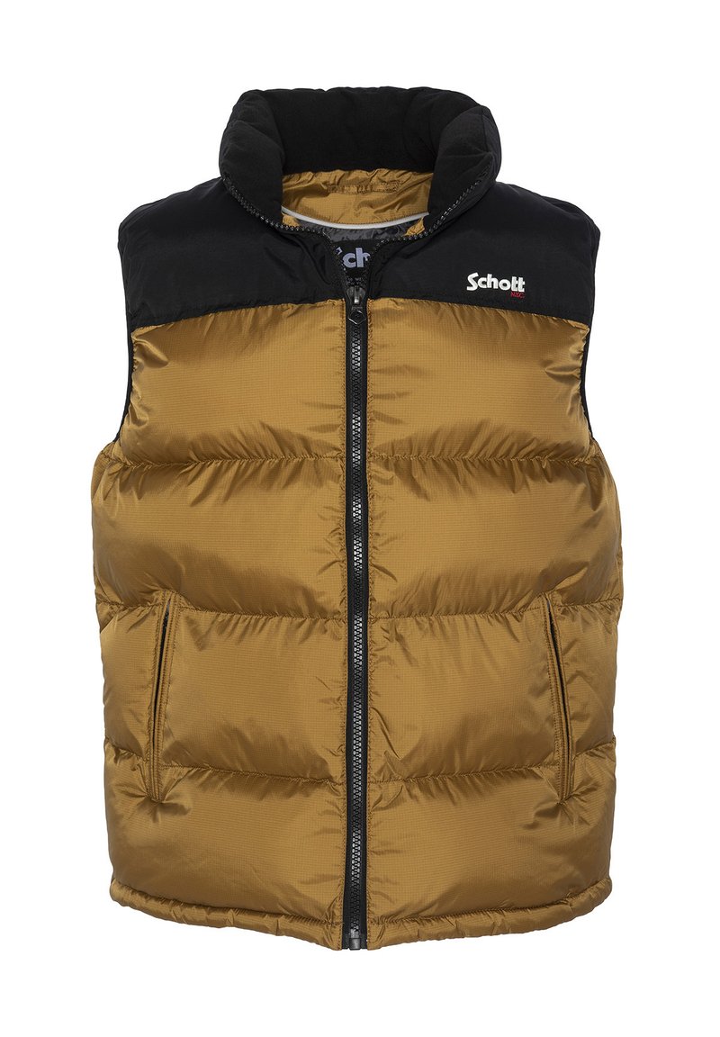 Schott Bodywarmer geel