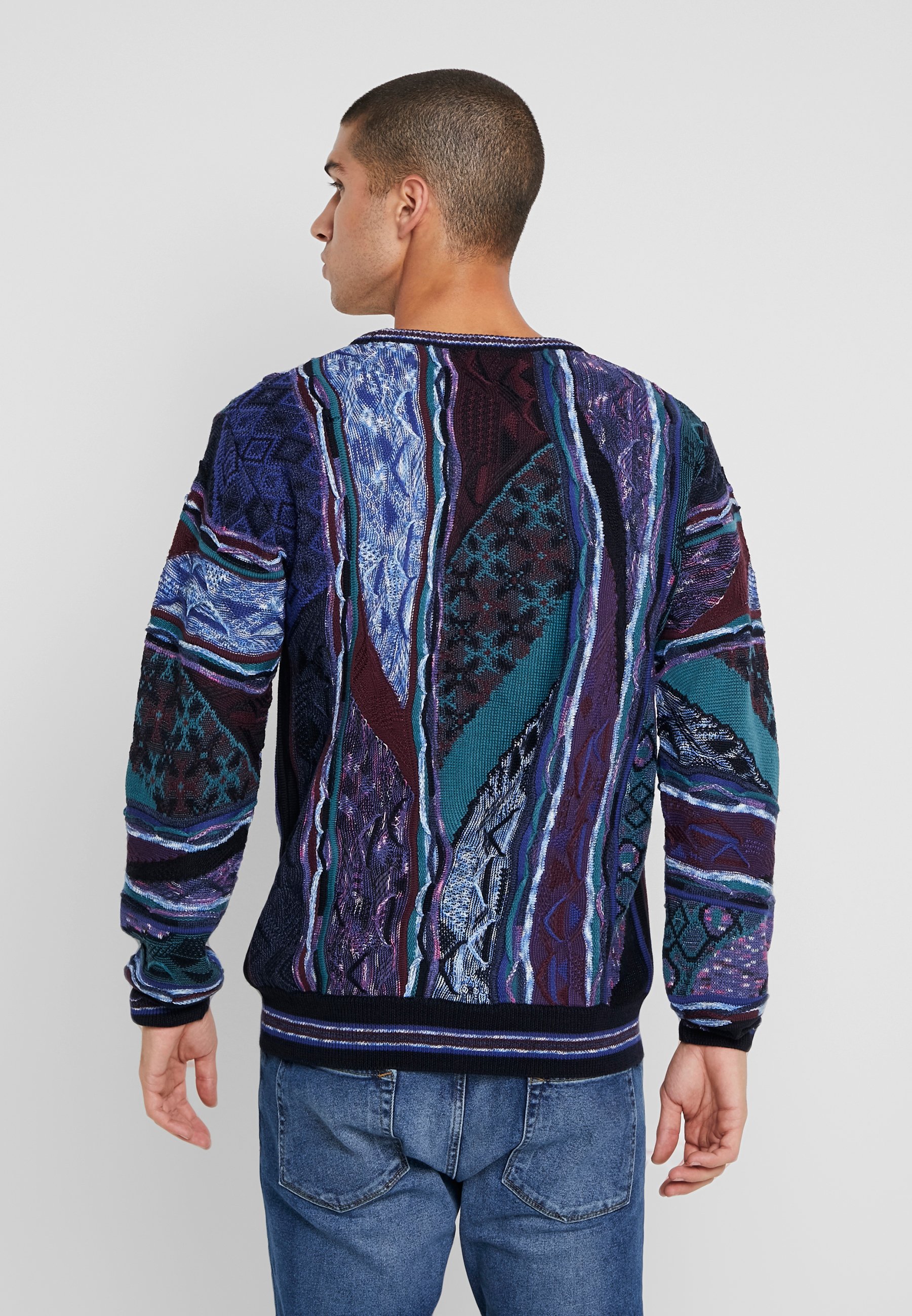 Carlo Colucci Trui navy bordeauxdonkerblauw Zalando.nl Carlo Colucci Trui bordeaux Zalando.nl