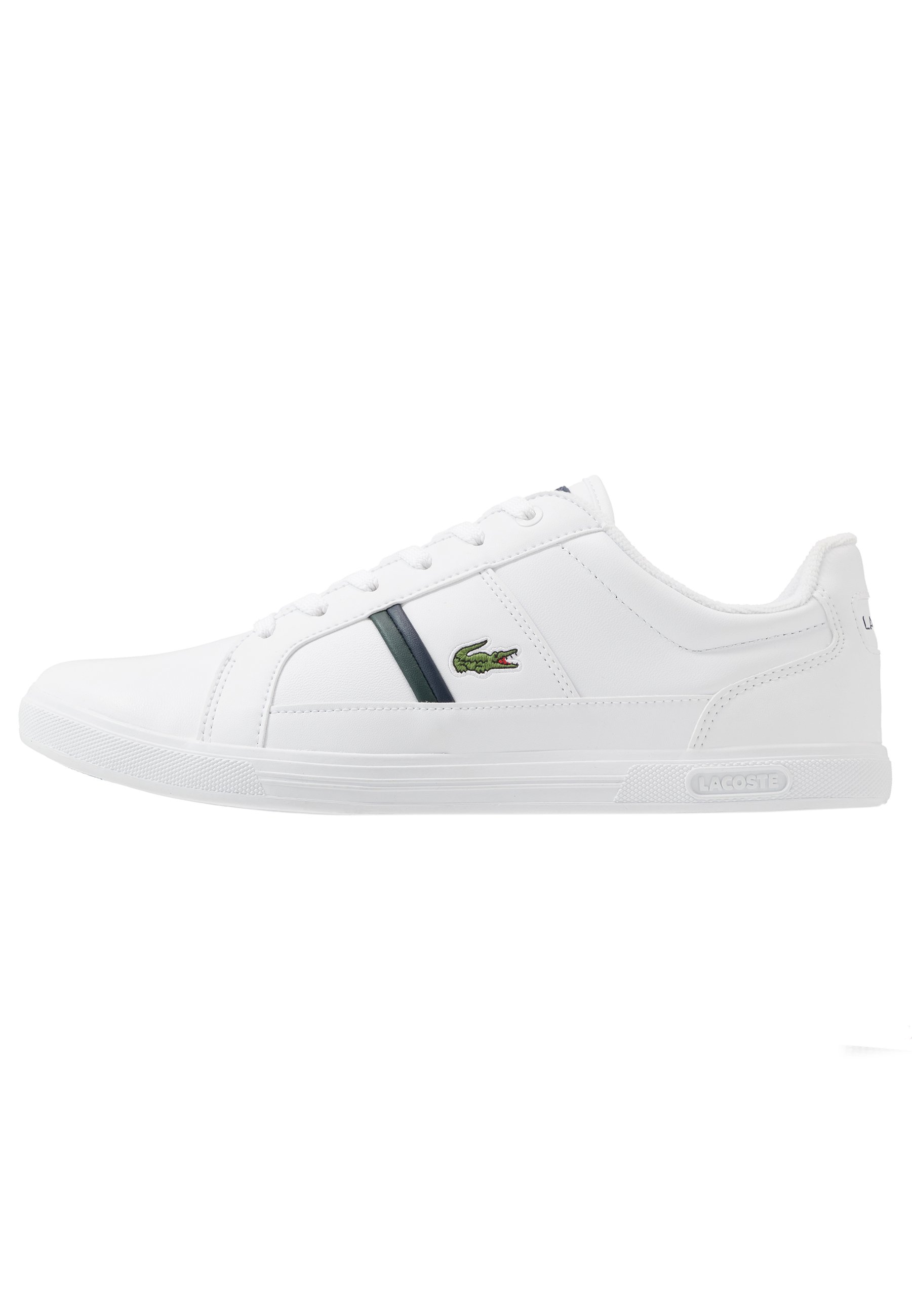 lacoste shoes white and green