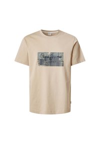 DALTER - Camiseta estampada - stone beige