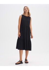 OPUS WORTA STRUCTURE - Jerseykleid - black