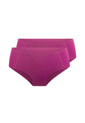 Kraťasy v jasne magentovej farbe s hladkým povrchom, s vysokým pásom a bezšvovými okrajmi pre pohodlie. Balenie obsahuje dva kusy.