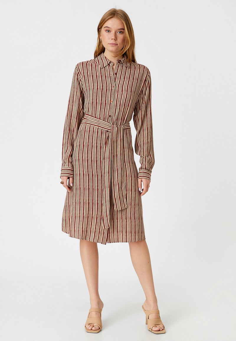 Koton Blousejurk donkerrood Koton Blousejurk donkerrood