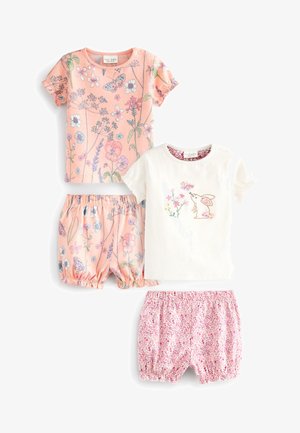 2 PACK SET - Shorts - pink floral bunny
