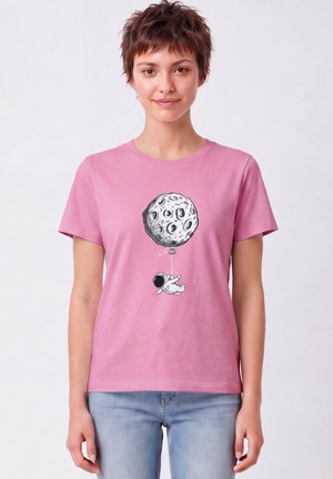 watapparel, FUNNY SPACEMAN - T-shirt imprimé - bubble pink