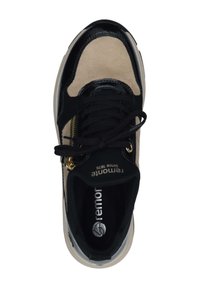Remonte Sneakers basse - black jute schwarz schwarz