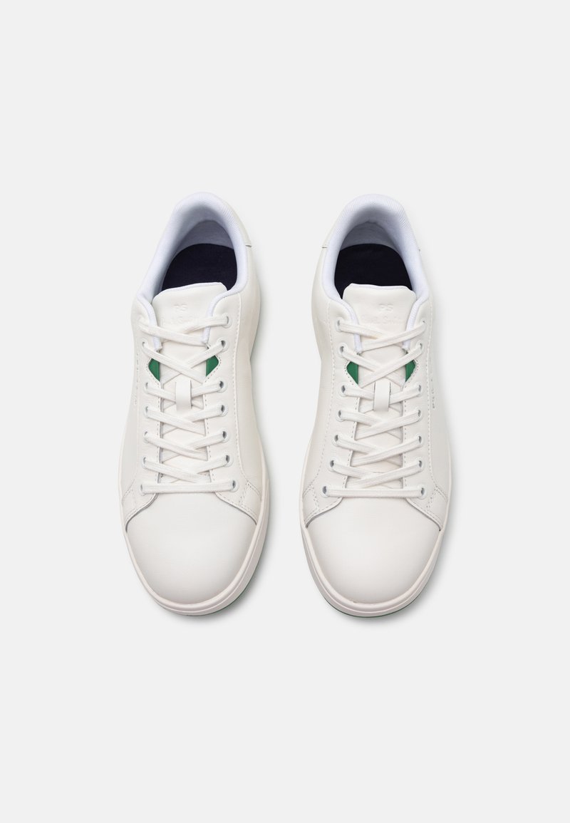 Paul Smith Sneakers 'Albany' Da Uomo – Pelle Di Qualità, Suola In Gomma Verde, Logo Zebra Sul Tallone, Logo PS In Rilievo – Design Classico Britannico