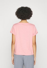 Tommy Hilfiger SHORT SLEEVE - Pyžamový vrchný diel - flora pink heather