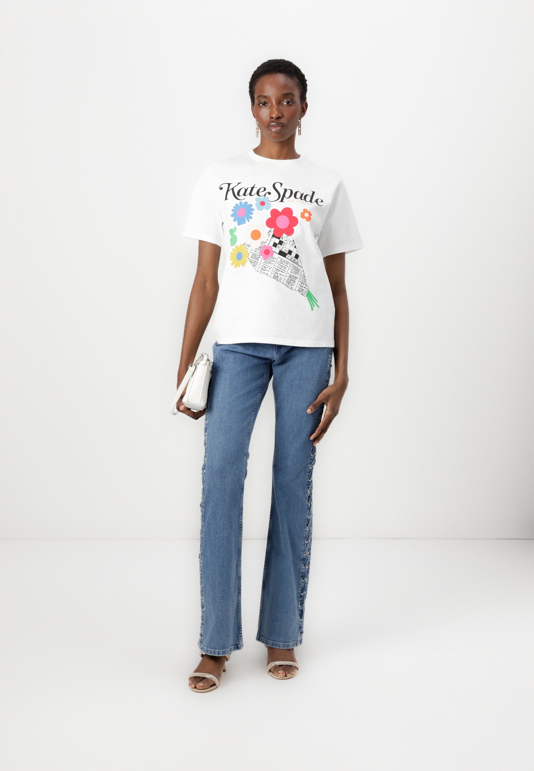 Tシャツ(半袖+袖なし) kate spade NEW YORK - kate spade floral dots burnout top Floral Dots Burnout Top | Kate Spade Outlet | Kate Spade New