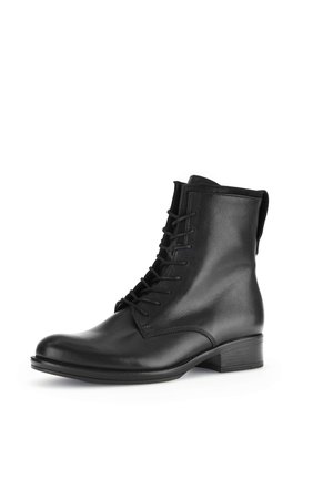 Lace-up ankle boots - schwarz