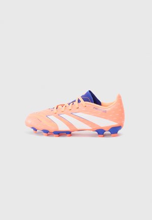 PREDATOR LEAGUE UNISEX - Scarpe da calcio per terreno morbido - signal coral/white/beam orange