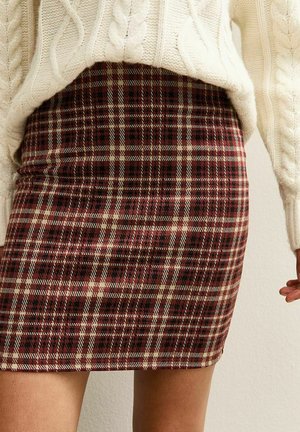 CHECK MINI - Minifalda - red pattern