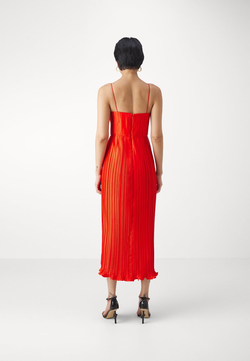 amur dannie pleated midi dress Dannie Pleated Midi Dress
