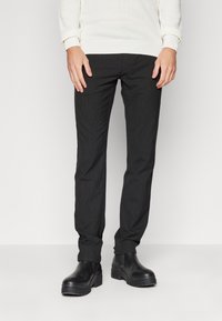 BOSS SLIM - Hlače chino - black