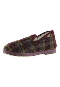 Wamba CONFORTABLE CUADROS H/RECTA - Pantuflas - burdeos