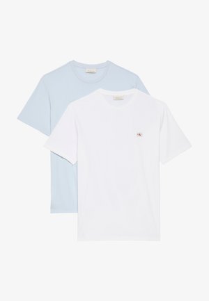 Calvin Klein Jeans, TEE - T-shirt basique - bright white/plein air
