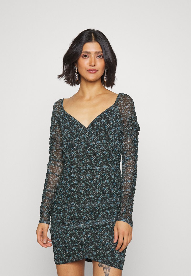 Hollister Co. BODYCON DRESS Cocktailkjole / festkjole black/sort