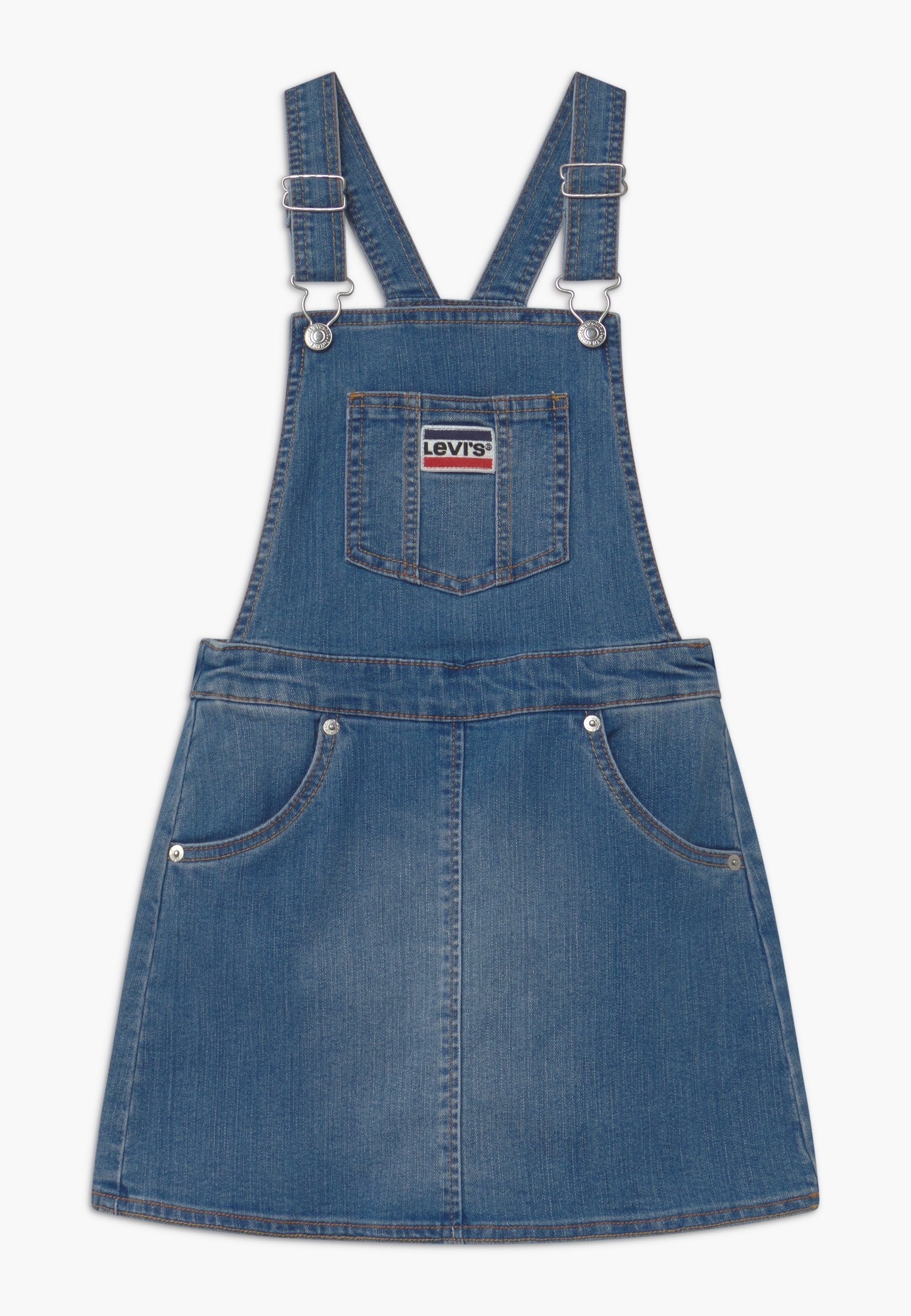 levi's denim jumper dress Aly Denim Jumper Dress - Medium Wash