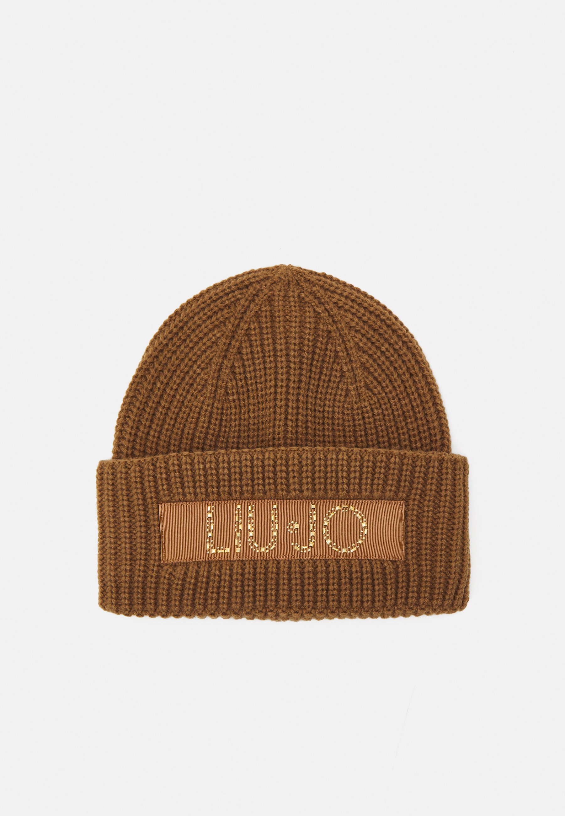 Cappello con logo e strass Off White Liu Jo