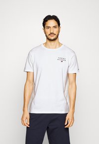 Tommy Hilfiger - LOGO - Pyjamapaita - white Pienoiskuva 1