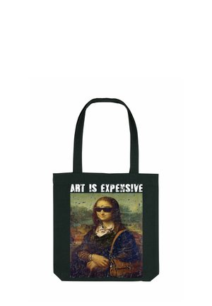 EXPENSIVE MONA PRINT - Cabas - black