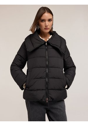 IMBOTTITA PESANTE CON COLLO ALTO - Winterjacke - nero
