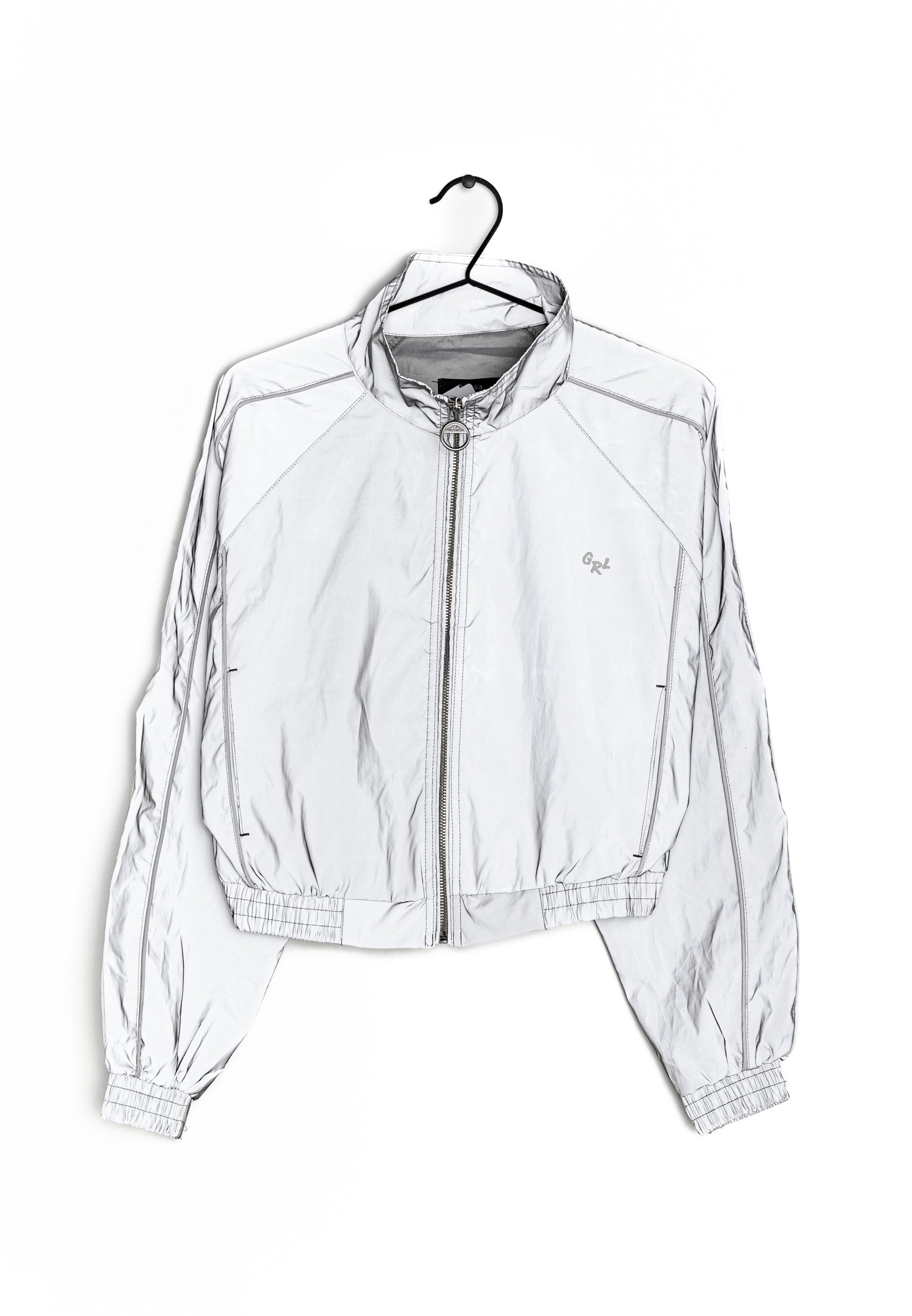 Bershka Reflectante Bershka Anorak Mujer Otrain Sudadera Blanca
