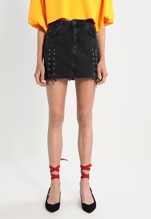 Jeansrock - black