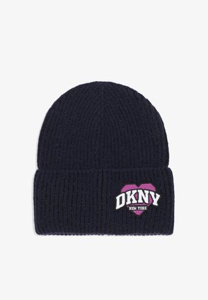 DKNY, BONNET EN TRICOT - Bonnet - bleu mistral