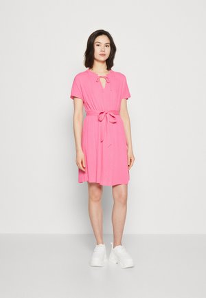 JDY JDYLIMA LIFE CAP SLEEVE DRESS - Φόρεμα ημέρας - carmine rose