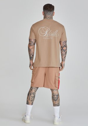 GRAPHIC - T-shirt med print - brown