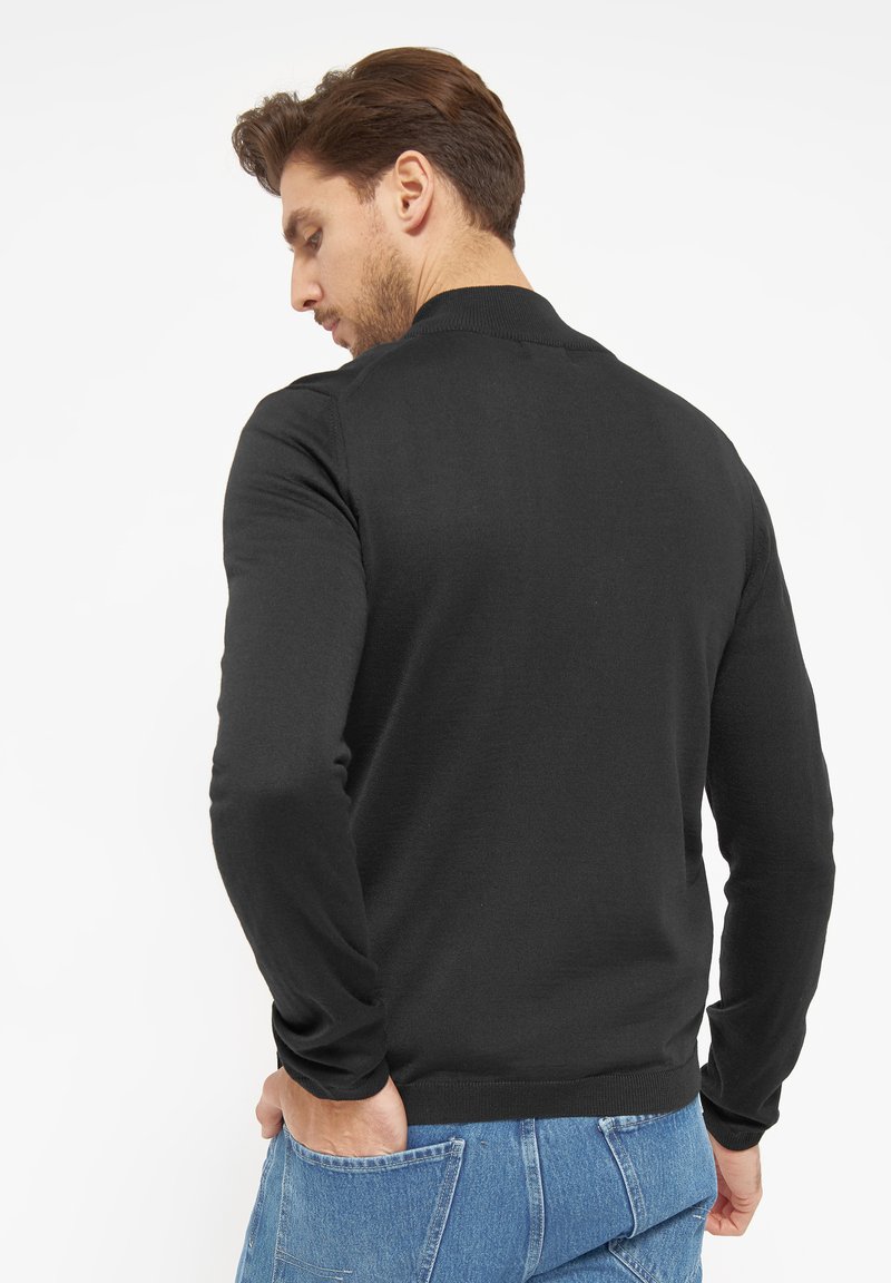 Herren Strickjacken | Belika BERLIN Strickjacke black/schwarz - MX61599 Herren Strickjacken | Belika BERLIN Strickjacke black/schwarz - MX61599