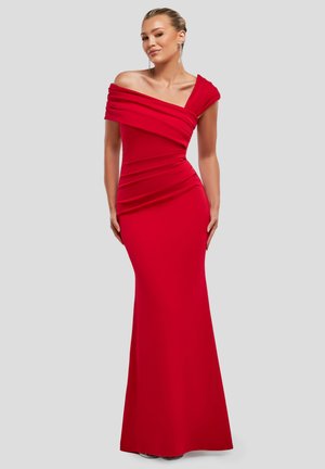 ONE SHOULDER EVENING MAXI - Společenské šaty - red