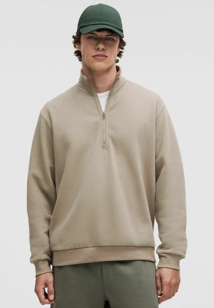 STEADY STATE HALF ZIP - Melegítőfelső - warm ash grey