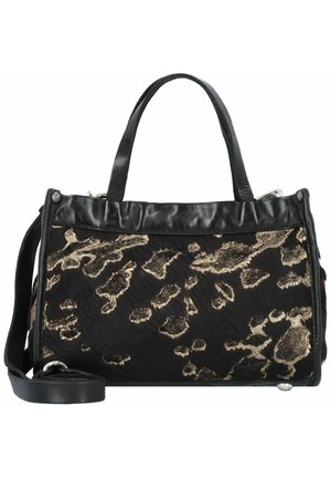 Campomaggi 25 CM - Bolso de mano - cioccolato/oro/t nero