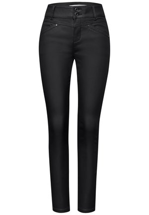 COATED - Slim fit -farkut - schwarz