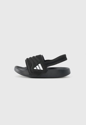 ADILETTE ESTRAP 2.0 UNISEX - Sandály do bazénu - black/white
