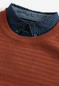Next MOCK CREW - Jumper - rust brown