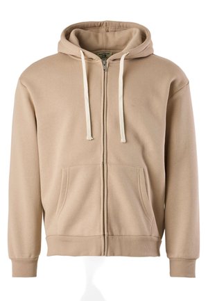 Denim Factory, LOS ANGELES HOOD - Sweat zippé - taupe