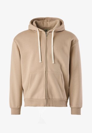 Denim Factory, LOS ANGELES HOOD - Sweat zippé - taupe