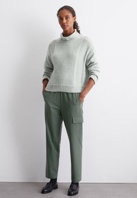 Marc O'Polo AUS SOFTEM MIX - Strickpullover - frozen mint