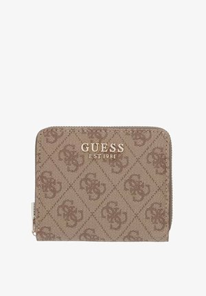 Guess, COLEEN LOGO SML ZIP AROUND - Portefeuille - latte logo