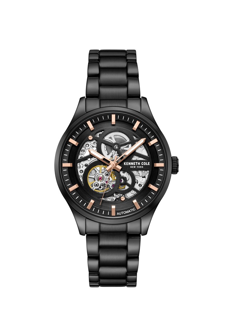 Kenneth Cole AUTOMATIC ROUND - Laikrodis - black